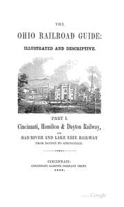 Tapa de The Ohio Railroad Guide