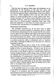 Tapa de Vestibular tests in intracranial surgery: (first Paper) ...