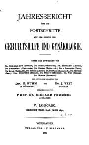 Tapa de Jahresbericht Geburtshilfe und Gynaekologie
