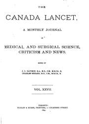 Tapa de Canada Lancet