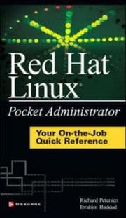 Tapa de Red Hat Linux Pocket Administrator