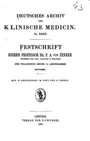 Tapa de Deutsches Archiv für klinische Medizin