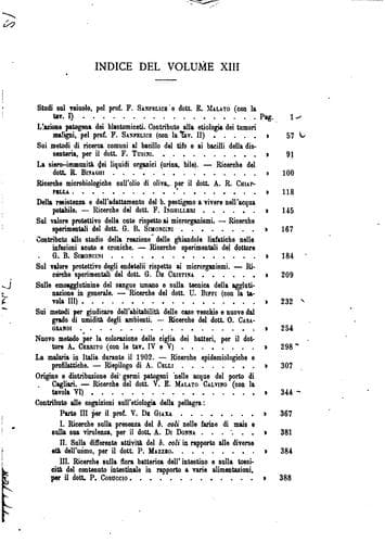 Tapa de Annali d'igiene sperimentale