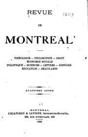 Tapa de Revue de Montréal