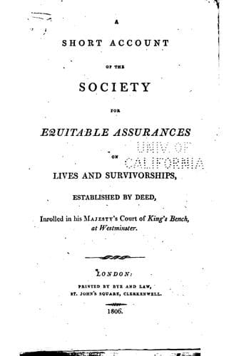 Tapa de Pamphlets on British Insurance