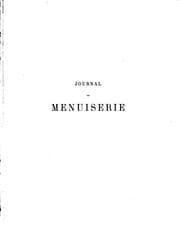 Tapa de Journal de menuiserie