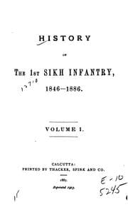 Tapa de History of the 1st Sikh Infantry