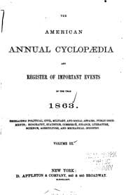 Tapa de The American Annual Cyclopædia and Register of Important Events ...