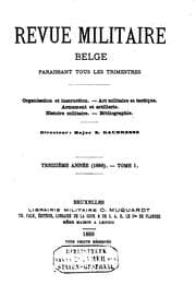 Tapa de Revue militaire belge