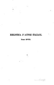Tapa de Biblioteca d'autori italiani ...