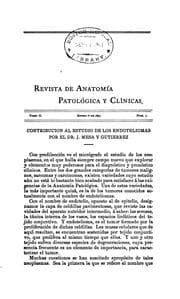Tapa de Revista de anatomía patológica y clinícas