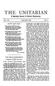 Tapa de The Unitarian
