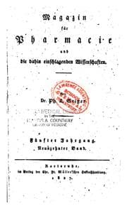 Tapa de Magazin für Pharmacie