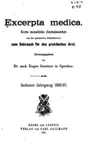Tapa de Excerpta Medica