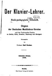 Tapa de Musikpädagogische Blatter...: Zentralblatt fur das gesamte musikalische Unterrichtswesen