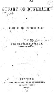 Tapa de Stuart of Dunleath: A Story of the Present Time