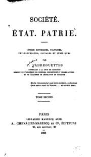 Tapa de Société. État. Patrie Études historiques, politiques, philosophiques ...