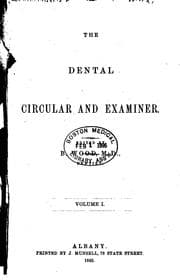 Tapa de Dental Circular and Examiner