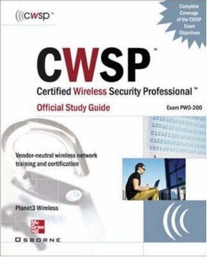 Tapa de CWSP Certified Wireless Security Professional Official Study Guide (Exam PW0-200)