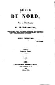 Tapa de Revue du nord: Archives de l'ancienne Flandre