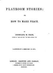 Tapa de Playroom stories; or, How to make peace