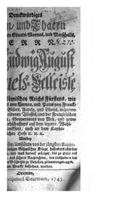 Tapa de Denckwürdiges Leben und thaten des weltberühmten Staats-mannes, und Marschalls Herrn Carls ...