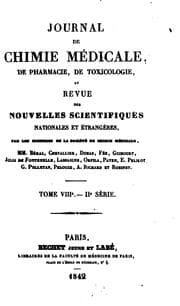 Tapa de Journal de chimie medicale, de pharmacie, de toxicologie. Series 2