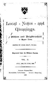 Tapa de Local Notes and Gleanings: Oldham and Neighborhood in Bygone Times