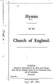 Tapa de Hymns for the Church of England [ed. by T. Darling].