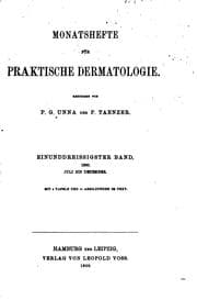 Tapa de Monatshefte für praktische Dermatologie