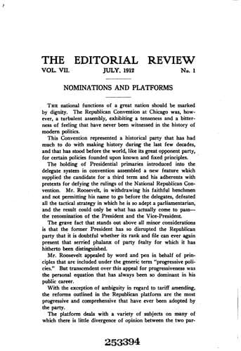 Tapa de The Editorial Review