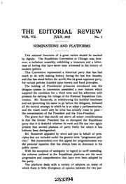 Tapa de The Editorial Review