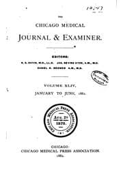 Tapa de The Chicago Medical Journal and Examiner