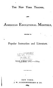 Tapa de The New York Teacher, and the American Educational Monthly