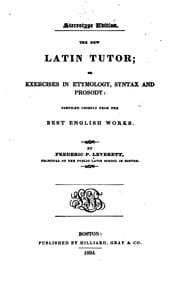 Tapa de New Latin Tutor ...