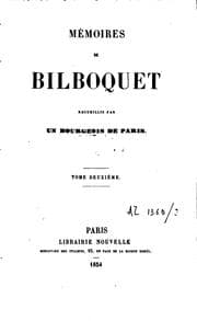 Tapa de Mémoires de Bilboquet