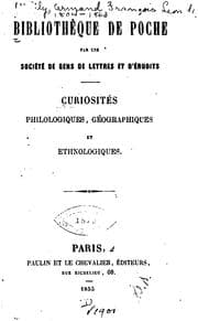 Tapa de Bibliothèque de poche par une société de gens de lettres et d'érudits ...