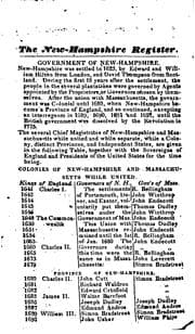 Tapa de The New-Hampshire Annual Register, and United States Calendar