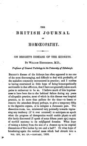 Tapa de The British Journal of Homoeopathy