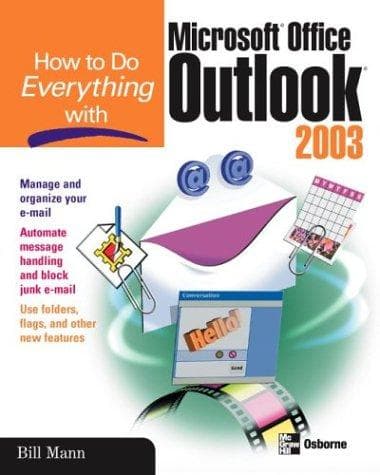 Tapa de How to do everything with Microsoft Office Outlook 2003