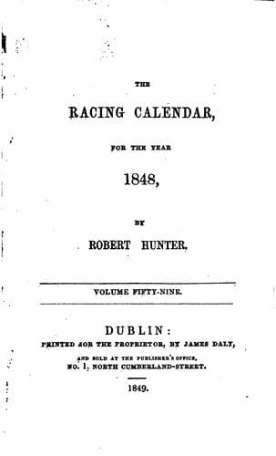 Tapa de the racing calendar