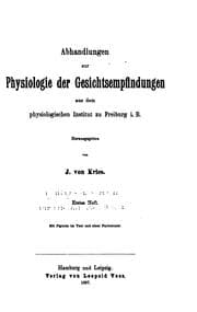 Tapa de Abhandlungen zur Physiologie der Sinne