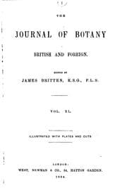 Tapa de Journal of Botany, British and Foreign