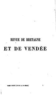 Tapa de Revue de Bretagne et de Vendée