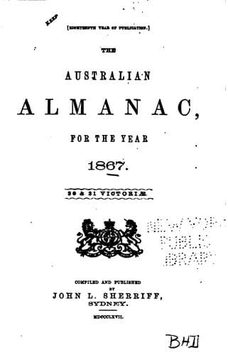 Tapa de Australian Almanac