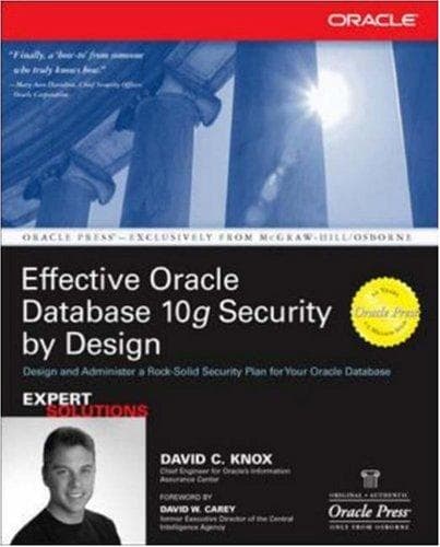 Tapa de Effective Oracle Database 10g security by design