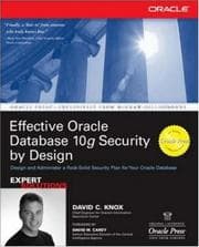 Tapa de Effective Oracle Database 10g security by design