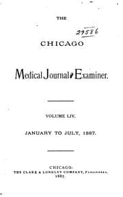 Tapa de The Chicago Medical Journal and Examiner