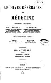 Tapa de Archives générales de médecine