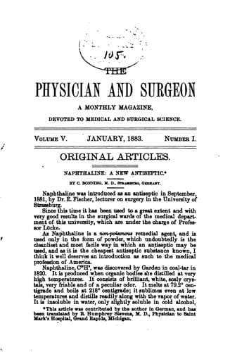 Tapa de Physician and Surgeon